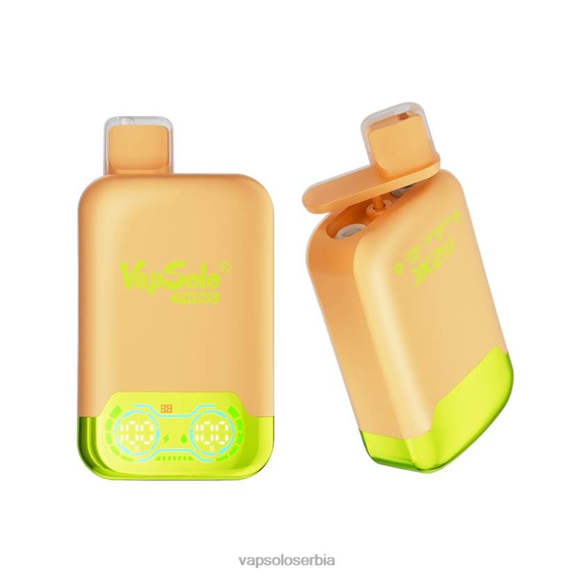 VapSolo TWINS вапе за једнократну употребу лимун лимун и лед од лубенице 680N229 - Vapsolo Review