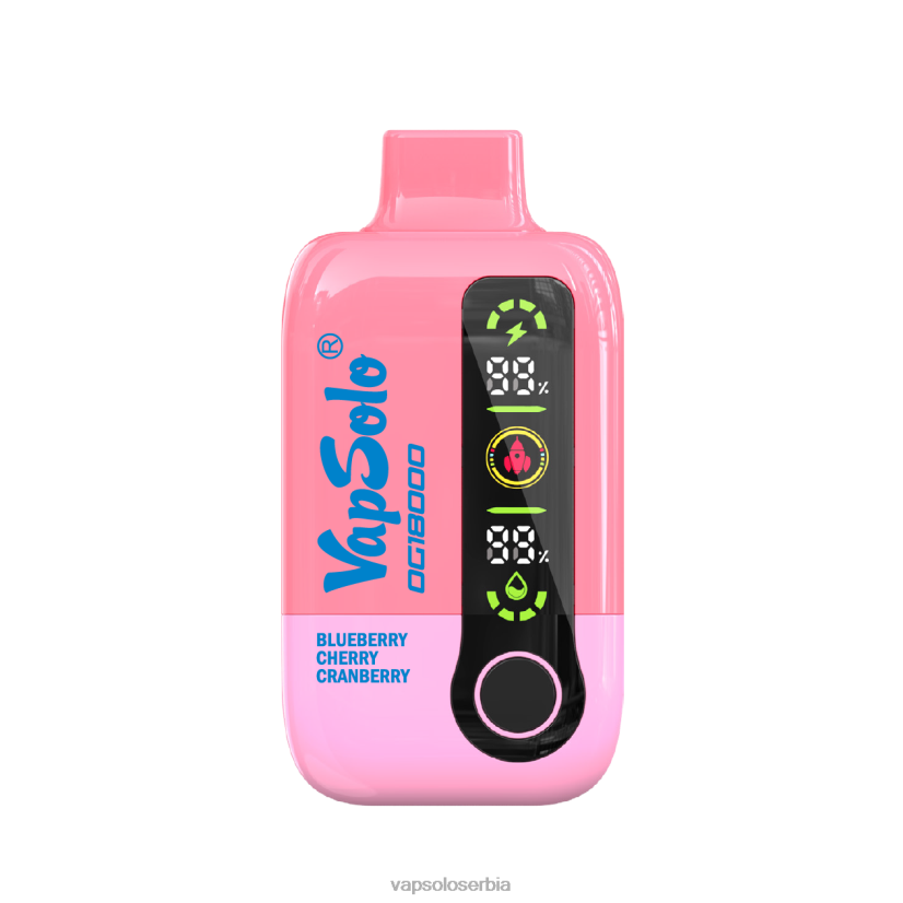 VapSolo DG18000 вапе за једнократну употребу боровница трешња брусница 680N249 - Vapsolo Serbia