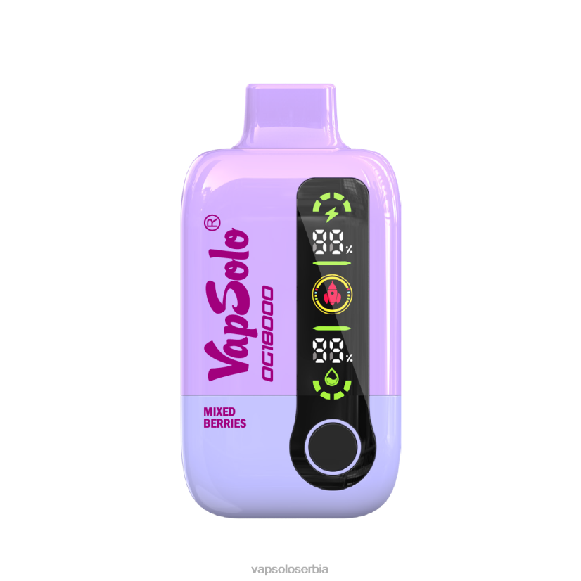 VapSolo DG18000 вапе за једнократну употребу мешана бобица 680N251 - Vapsolo Nicotine