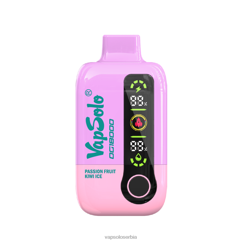 VapSolo DG18000 вапе за једнократну употребу маракуја киви лед 680N252 - Vapsolo Serbia