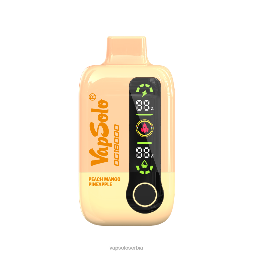 VapSolo DG18000 вапе за једнократну употребу бресква манго ананас 680N253 - Vapsolo Review