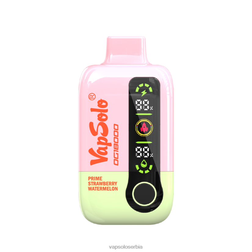 VapSolo DG18000 вапе за једнократну употребу врхунска јагода лубеница 680N254 - Vapsolo Nicotine