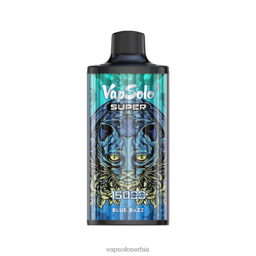 VapSolo SUPER вапе за једнократну употребу блуе разз 680N214 - Vapsolo Review