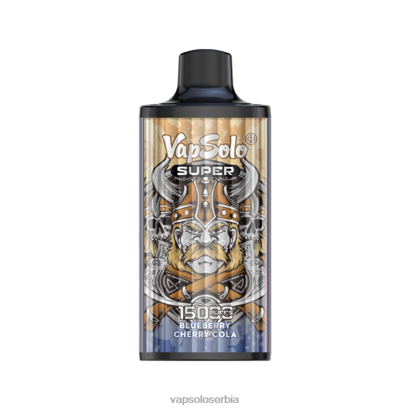 VapSolo SUPER вапе за једнократну употребу боровница цхерри цола 680N215 - Vapsolo Nicotine
