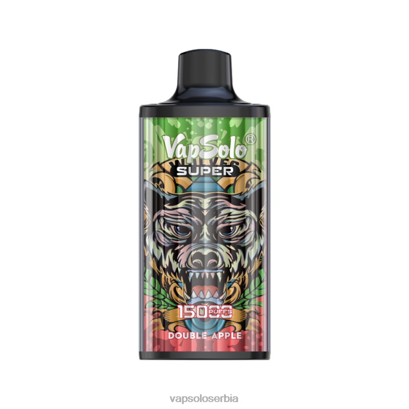 VapSolo SUPER вапе за једнократну употребу дупла јабука 680N217 - Vapsolo Review