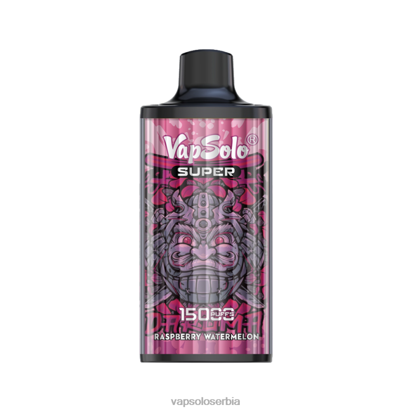 VapSolo SUPER вапе за једнократну употребу малина лубеница 680N219 - Vapsolo Serbia