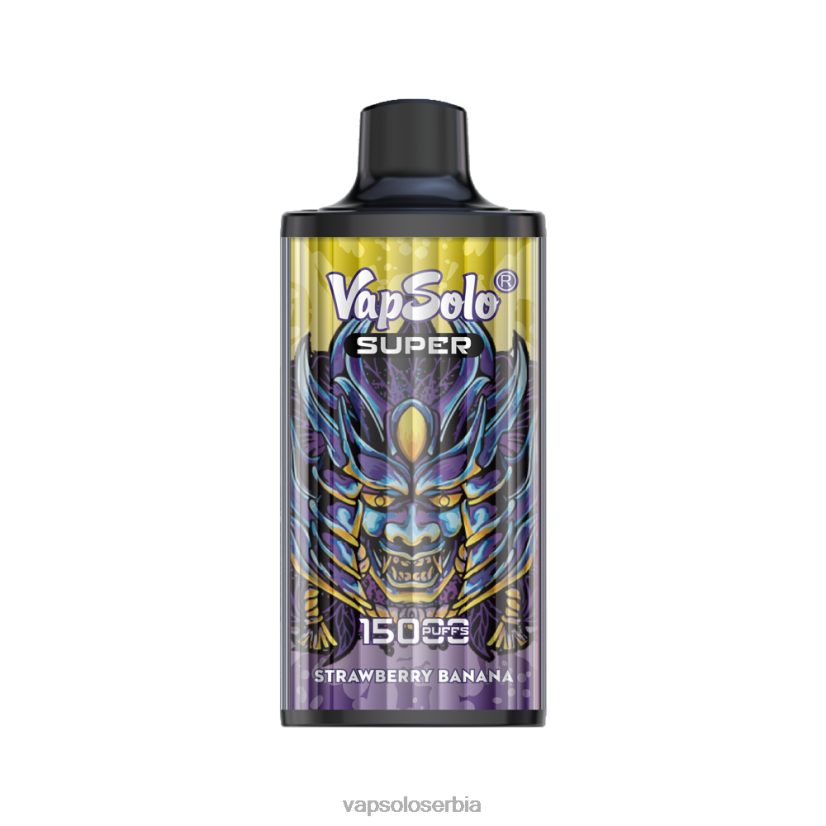 VapSolo SUPER вапе за једнократну употребу јагода банана 680N222 - Vapsolo Serbia