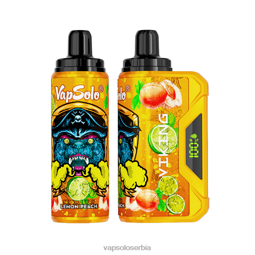 VapSolo VIKING вапе за једнократну употребу лимунова бресква 680N241 - Vapsolo Review