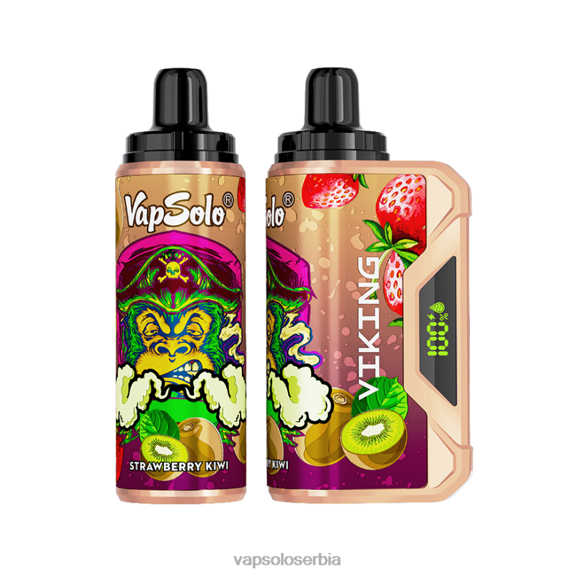 VapSolo VIKING вапе за једнократну употребу киви од јагоде 680N244 - Vapsolo Review