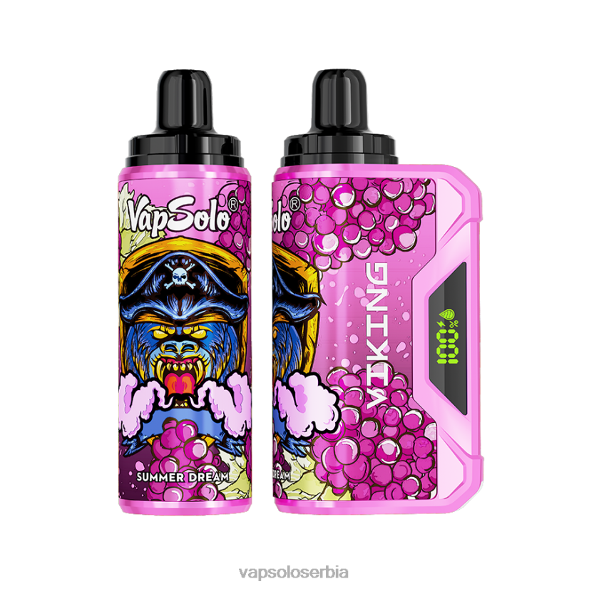 VapSolo VIKING вапе за једнократну употребу летњи сан 680N247 - Vapsolo Review